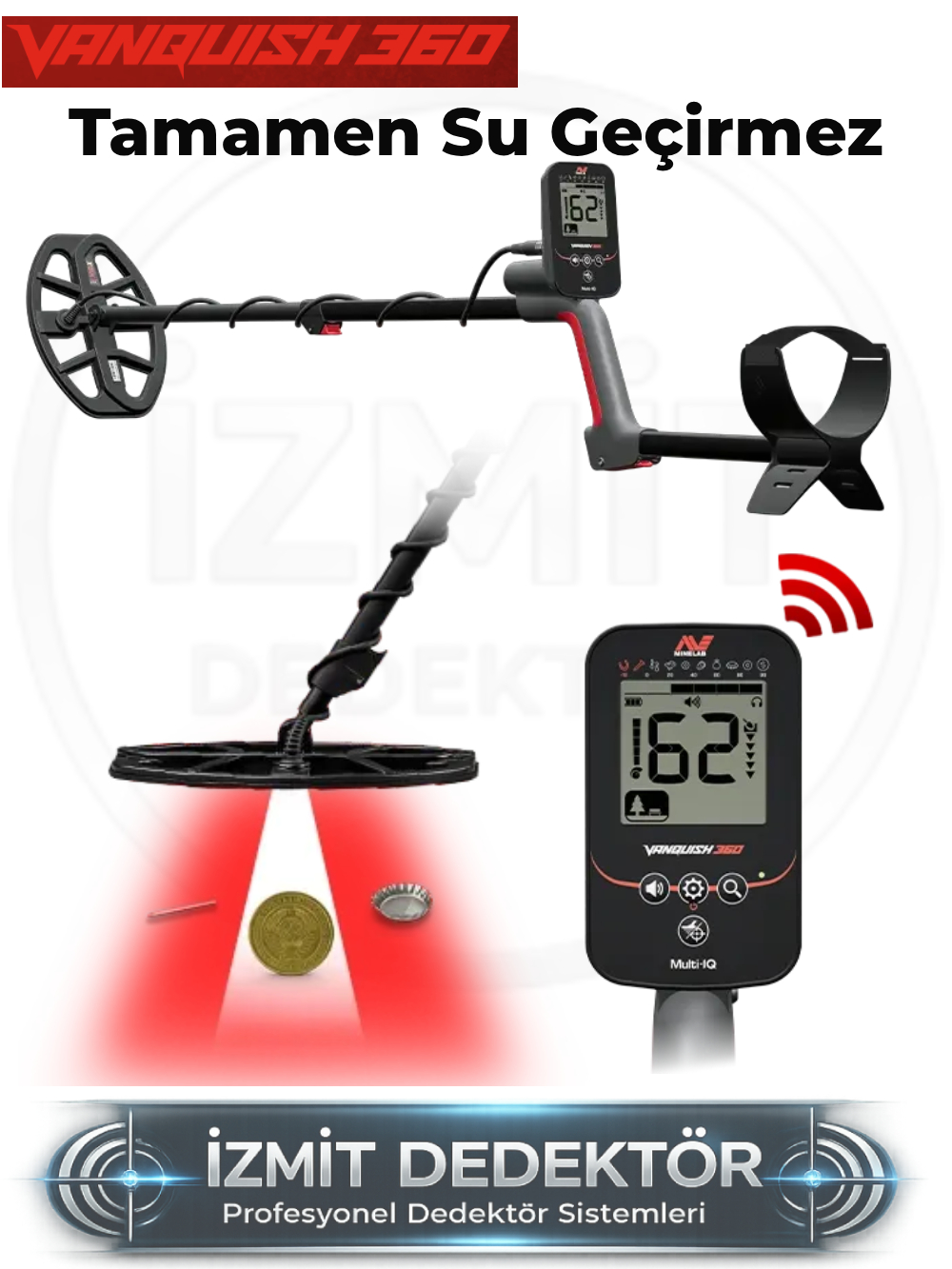 Minelab Vanquish 360 Altın ve Define Dedektörü
