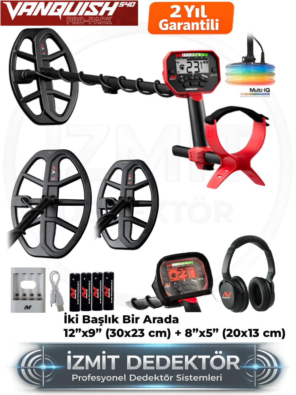 Minelab VANQUISH 540 PRO-PACK Metal Dedektörü