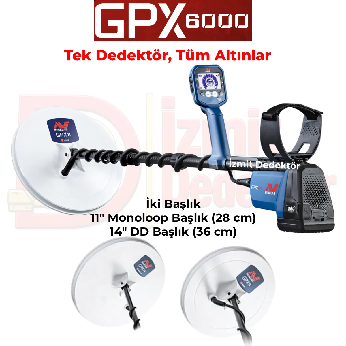 Minelab GPX 6000 Altın Dedektörü