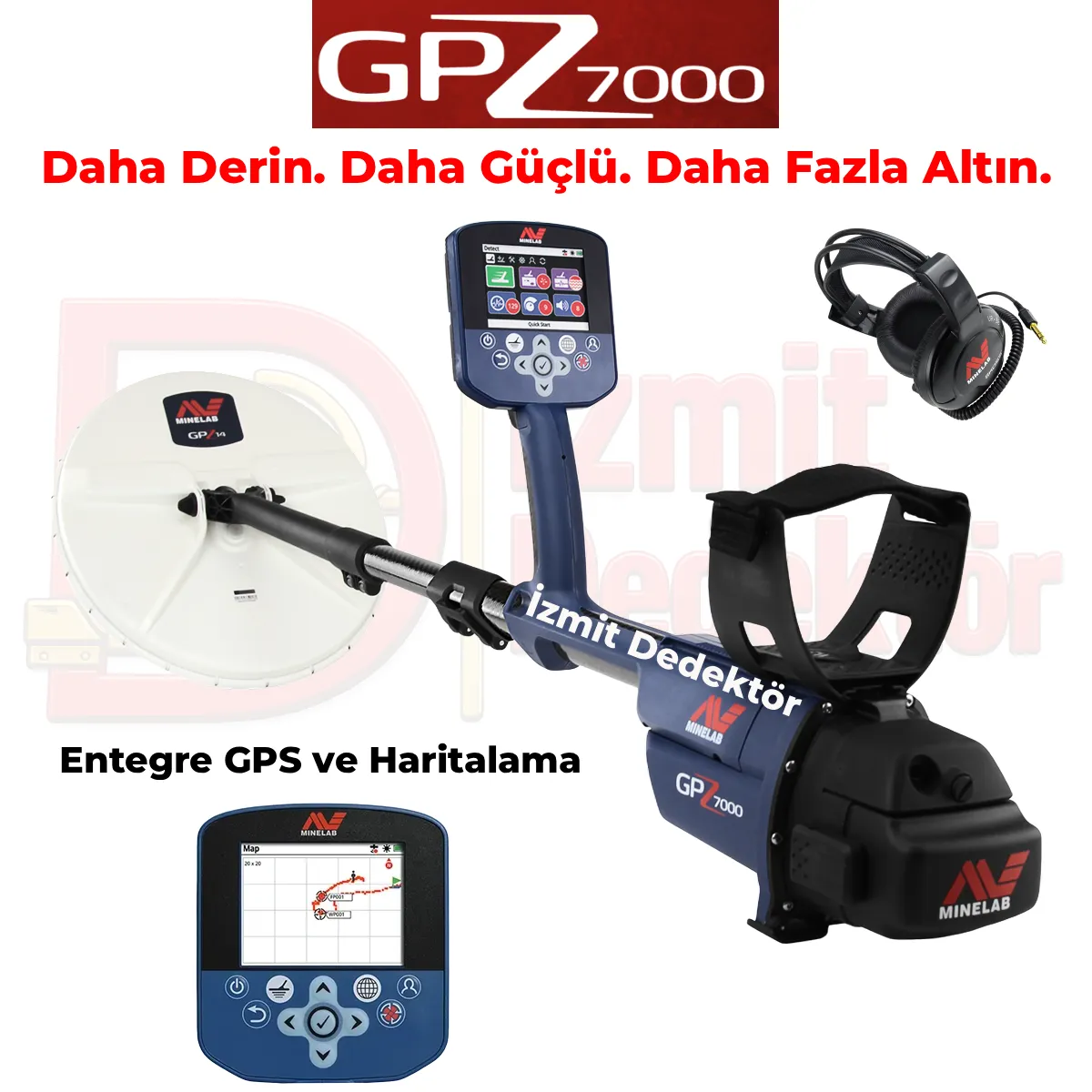 Minelab GPZ 7000 Profesyonel Altın Dedektörü