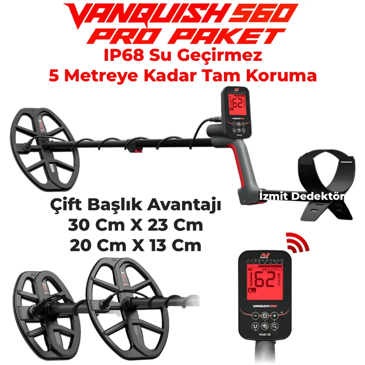 Minelab VANQUISH 560 PRO-PACK Metal Dedektörü